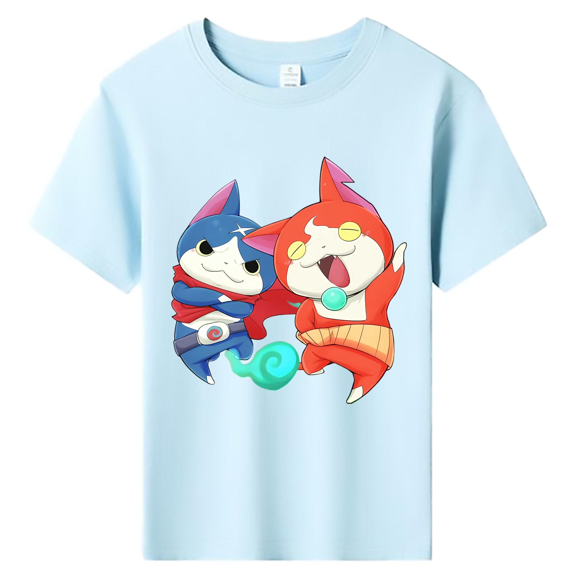 （画像用） 妖怪ウォッチ Yo-kai Watch 綿100％キッズTシャツ（フロントプリント）